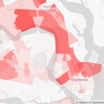 downtown charleston crime statistics map