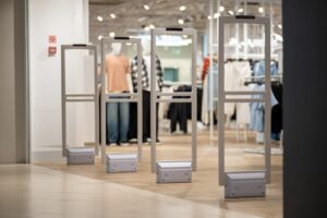 Security system in a mall