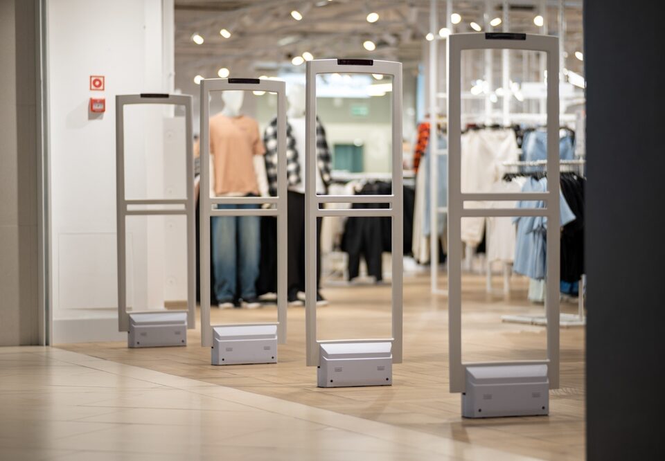 Security system in a mall